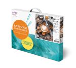 Картина по номерам Фрея, За чашкой какао, 40х30 см