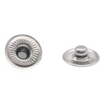 Кнопка Альфа (S-образная) ⌀12.5 мм, ≈1440 шт, №54, СТАЛЬ, чер.никель, NEW STAR