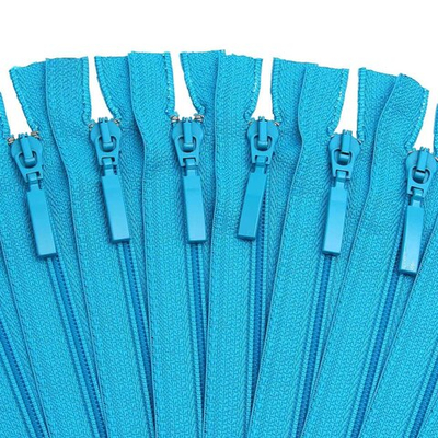 Молния спираль (витая) Arta Т5 (5 мм) 1 зам., н/раз., 18 см, цв. 549 бирюза, уп.10 шт