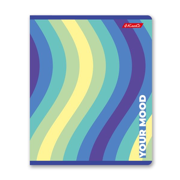 Тетрадь ученическая общая, выборочный лак, A5+ 96 л. на скобе 60 г/м², белизна 100%, 5 шт, линия в термоусадочной пленке, 000793 Палитра цвета, Светоч 96ТЕТл-003