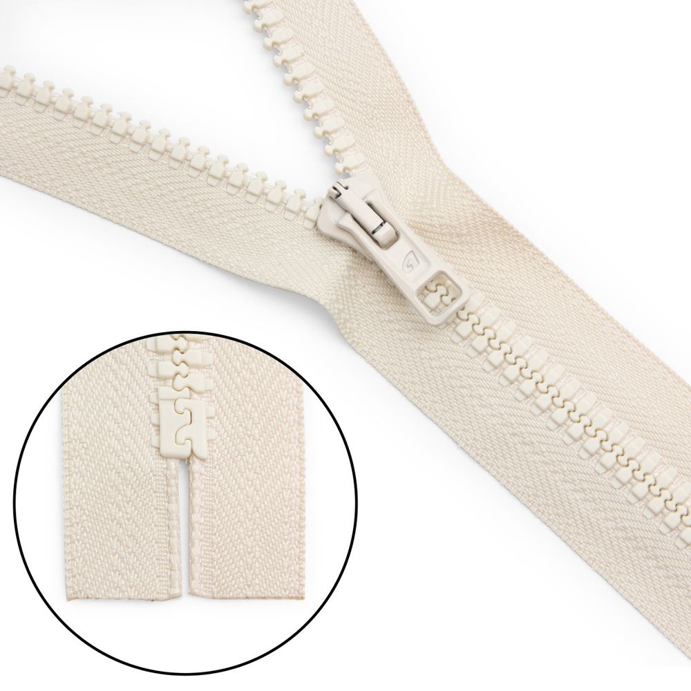 Молния трактор Arta Т6 (6 мм) 1 зам., н/раз., 18 см, 151 св.ваниль, 10 шт