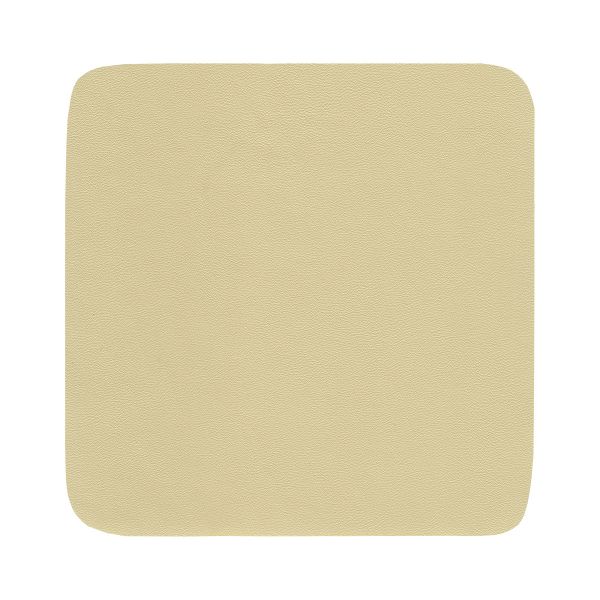 Термозаплатка квадрат кожзам, замша 12х12 см, 4 шт, 03 кожзам молочный, Blitz