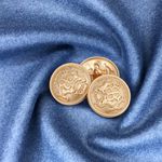 Пуговицы металлические на ножке 32L-20 мм, С-MP09 цв.золото, 10 шт