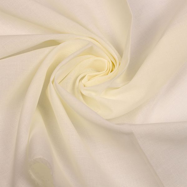 Батист 72 г/м², 150 см / 25 метров, арт.Bt.03 цв.молочный