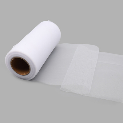 Фатин на шпульке средней жесткости 150мм, 22,86м (11 белый)