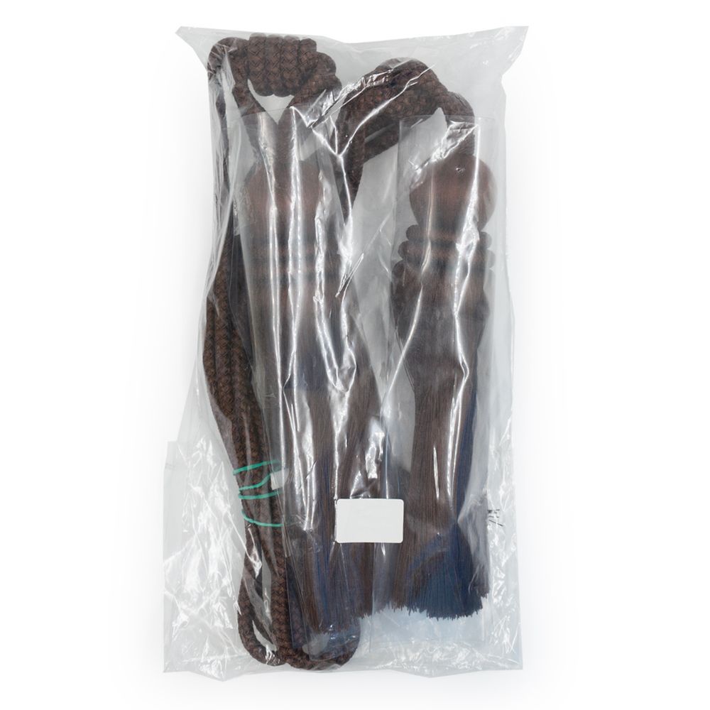 Кисти шторные 750.0 мм (общая) / 280.0 мм (кисть), 4 т.коричневый, 1 пара