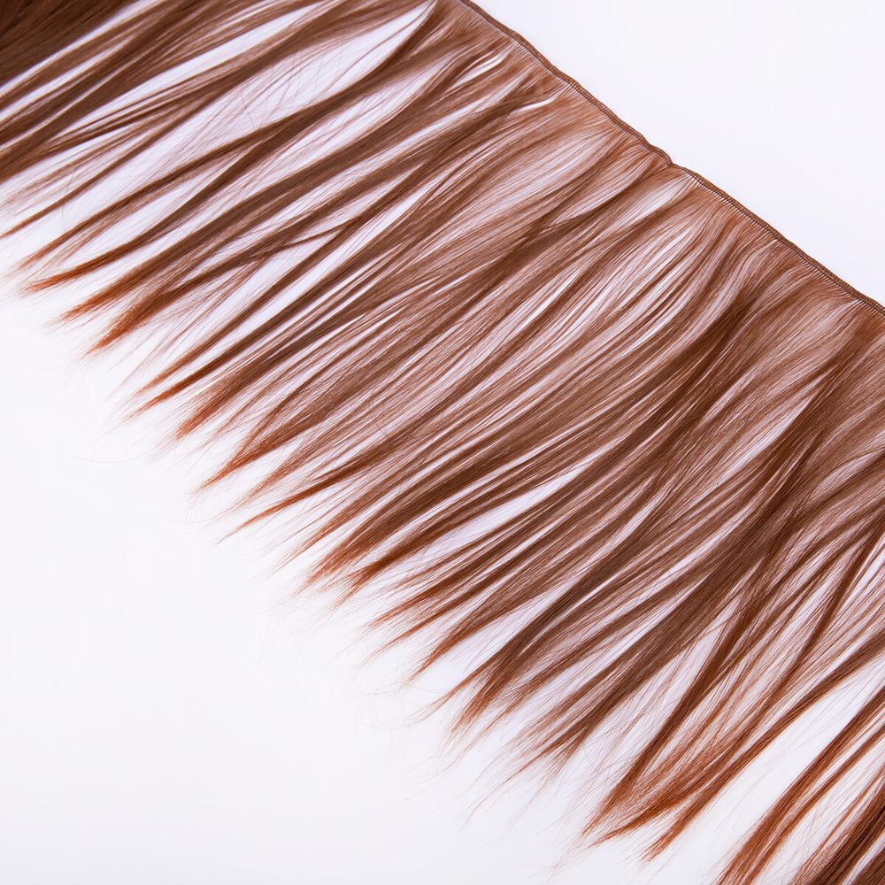 Трессы для кукол 25 см, 100 см, 34 г, 05 каштановый, HobbyBe HAR-3