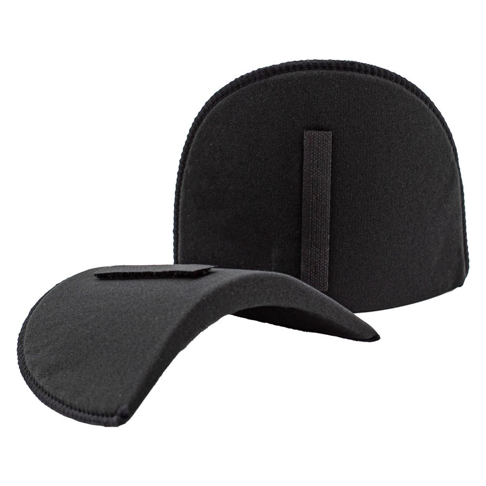 Плечевые накладки (подплечники) втачные на липучке 100х125х12 мм, (S), черный, Prym, 5 шт