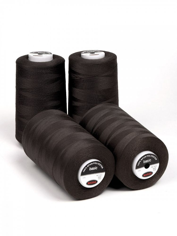 Нитки швейные Max 40/2, 4570 м (5000 ярд), 276 коричневый / 4 бобины