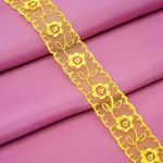 Кружево капроновое 22 мм / 13.71м 0574-1003, цв.A517 желтый