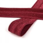 Резинка бельевая (окантовочная) блестящая 15.0 мм / 1000 метров, темно-красный S059