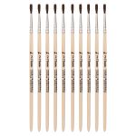 Кисть пони школьная №2,10 шт