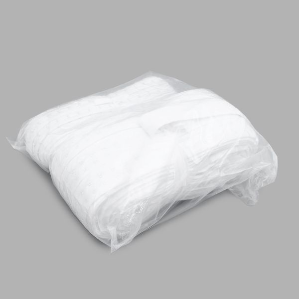 Застежки для бюстгальтера текстильные на ленте (2 ряда) 40 мм / 45.7 метра, шаг 15 мм, 34 г/м, белый, 7221-6035