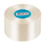 Лента атласная 1-сторонняя 50.0 мм / 33±2 метра, 075 кремовый, Gamma