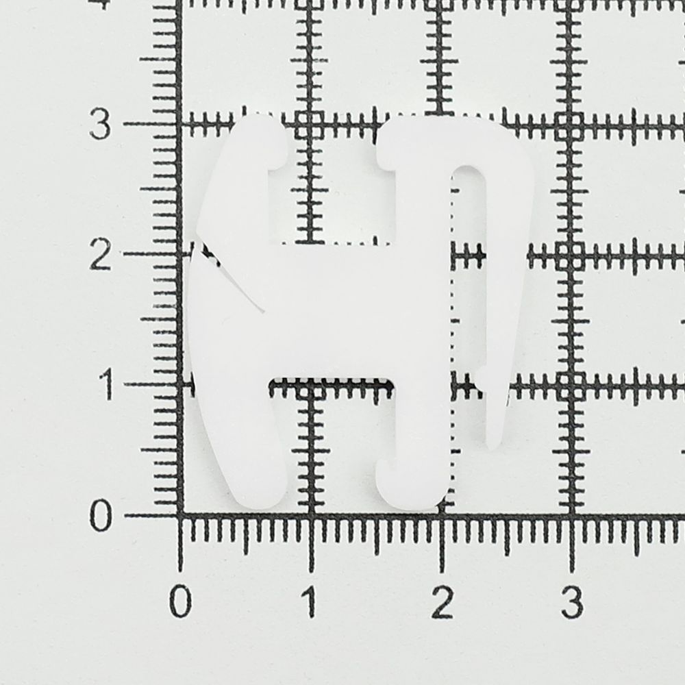 Фиксатор для шторного шнура пластик 27х31 мм, 06-068, 100 шт