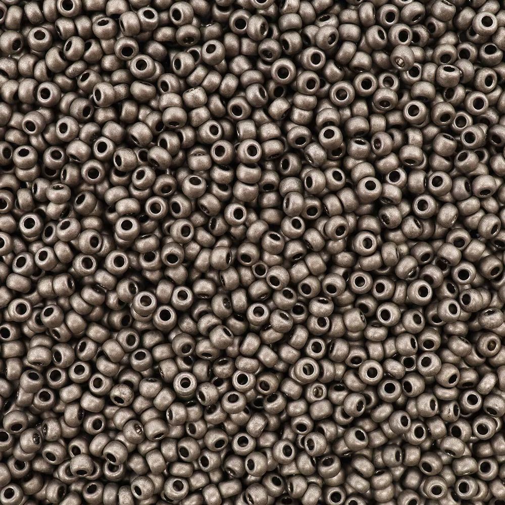 Бисер Preciosa металлик terra матовый, круг.отв., 500г, (18549)331-39001/10/0