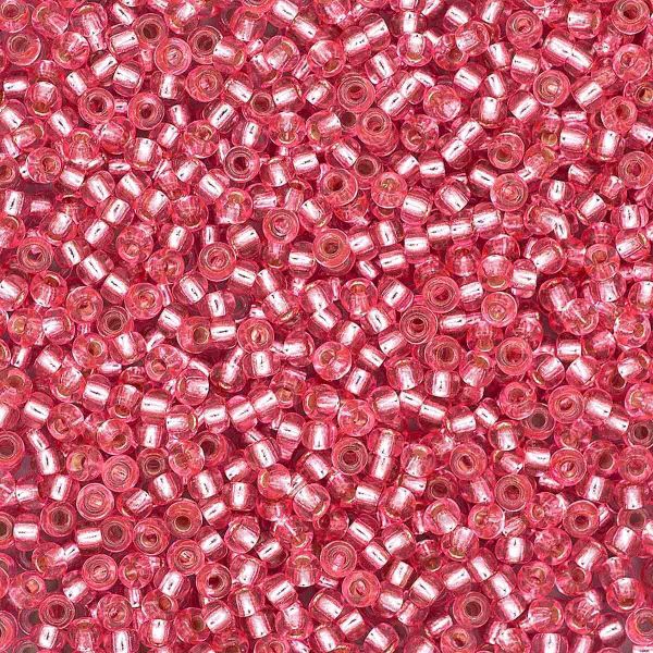 Бисер Preciosa прозрачный с серебр. центром 10/0 круг. отв, 20гр, уп.5 шт