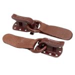 Крючок шубный Amii 50 мм, RAL 8017, 50 шт, св.коричневый