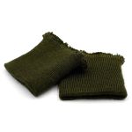 Манжеты трикотажные 6.0х7.0 см, 1 пара, тонкие малые 14 кл, 1х1, 369/1 оливковый