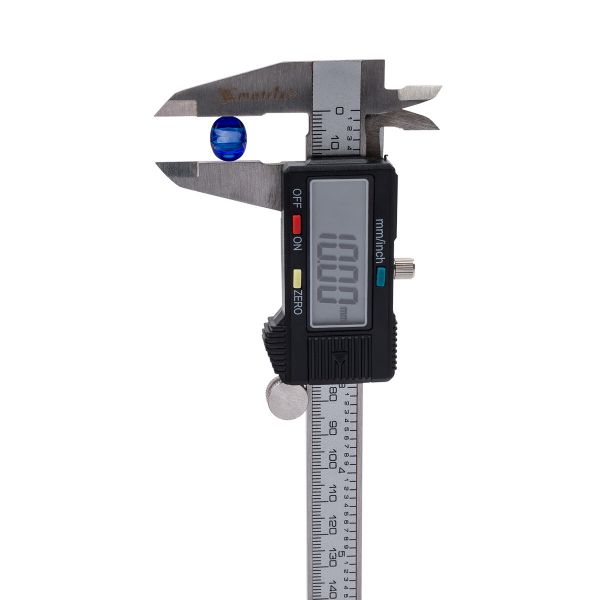 Бусины акрил ⌀10 мм, 500 г, в цвете с белой сердцевиной, мягкий куб, 57 синий, Astra&Craft LY-161