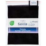 Фатин кристалл 18±2 г/м², 150х150 см, 01 черный, Gamma FTN-BRN