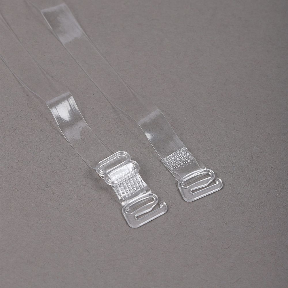 Набор бретелей для бюстгальтера 10 мм, TBY.0T105 цв.прозрачный матовый, глянцевый уп 4 пары