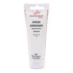 Краска акриловая матовая 75 мл, 104 Белила титановые, Vista-Artista VAAM -75