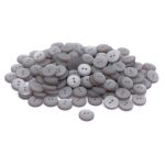 Пуговицы на 2 прокола 18L (11мм), пластик (col.42 светло-серый), CR-K18M, 144 шт