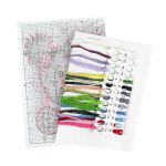 Набор для вышивания нитками МП Студия (Жар-птица), Зимняя синичка, 15х14 см