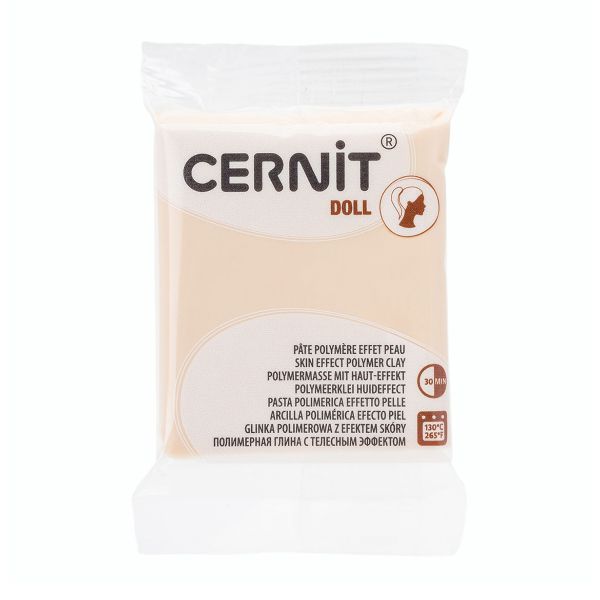 Полимерная глина Cernit Doll 56 г, 744 миндальный