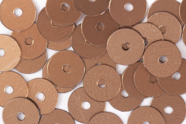 Пайетки Zlatka россыпью ZF-26 6 мм, 50 г (5х10 г), №017 коричневый