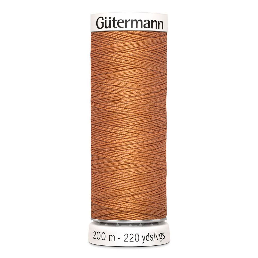Нитки универсальные Gutermann Sew-all 100 (200 метров), 5 кат. | 612 рыжая охра
