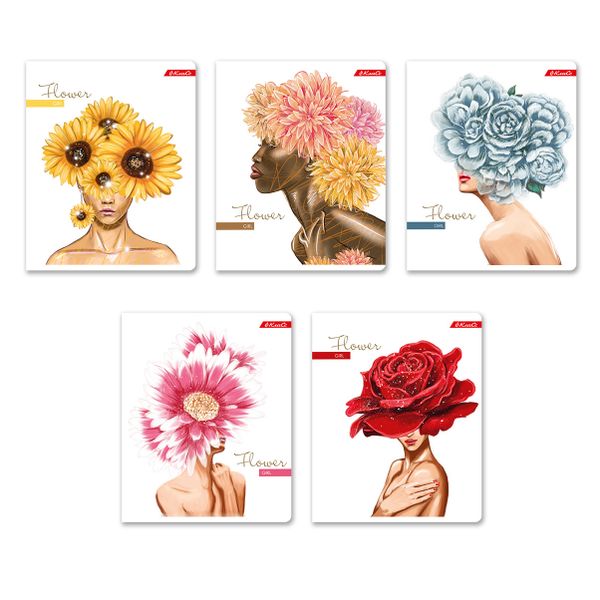 Тетрадь ученическая общая, тиснение фольгой A5+ 48 л. на скобе, белизна 100%, 10 шт, клетка, 000313 Мои фантазии, Светоч 48ТСК5_6_3_1