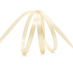 Лента атласная 1-сторонняя 6.0 мм / 22.86±1 метров, 053 кремовый, Globus