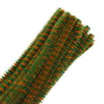 Проволока синельная двухцветная 6 мм / 300мм, 30 шт, Astra&Craft (B-057 желтый/зеленый)