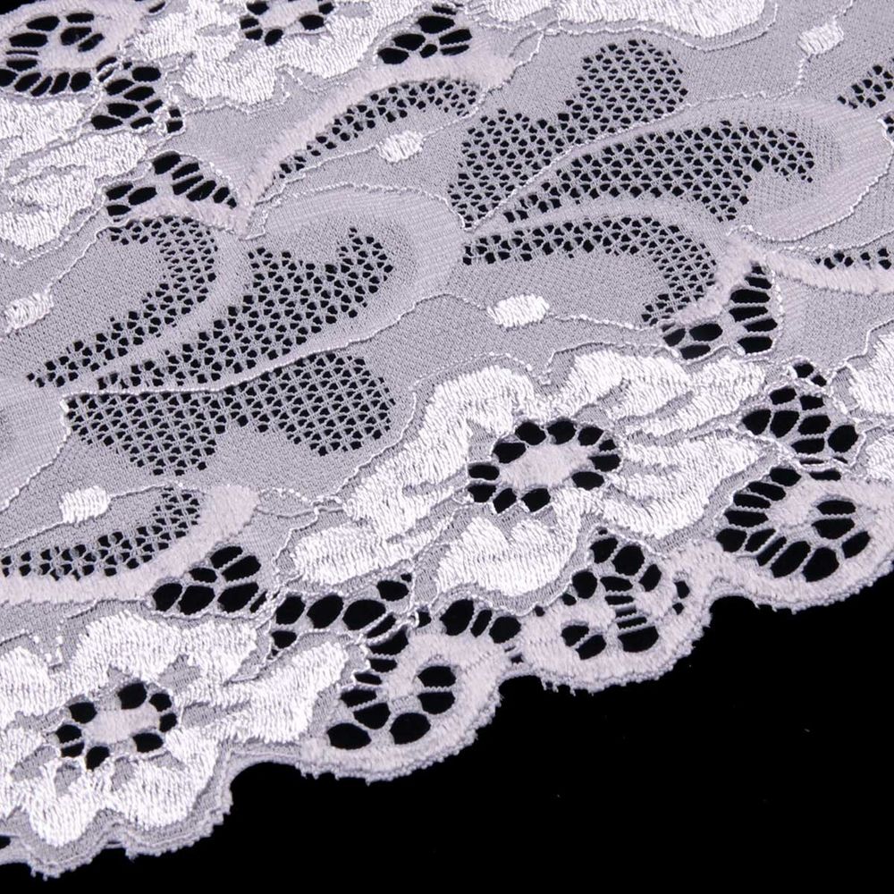 Кружево бельевое эластичное 150 мм / 13.72 м, цв. C154 св.серый