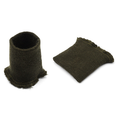 Манжеты трикотажные 6.0х7.0 см, 1 пара, тонкие малые 14 кл, 1х1, 954 оливковый
