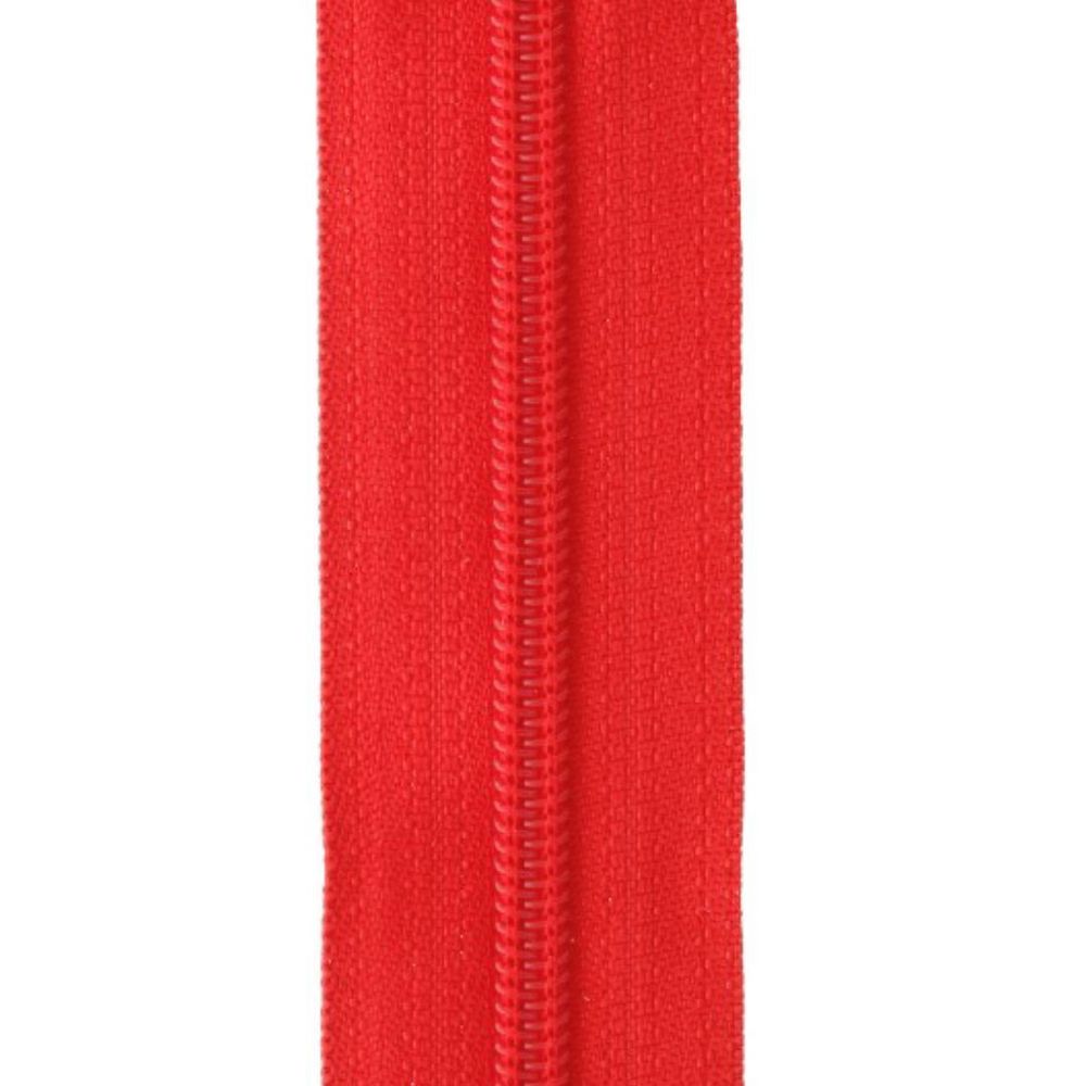 Молния рулонная спираль (витая) Т5 (5 мм), 200 м, 145 т.красный, Gamma