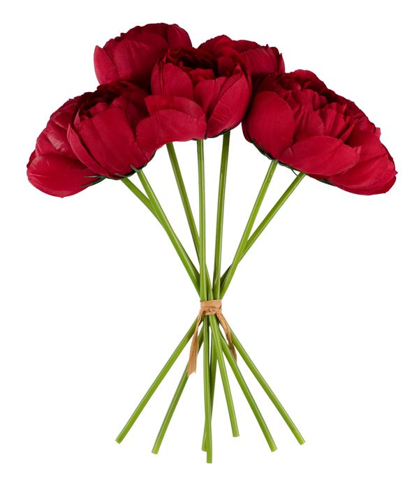 Растение искусственное Пион 32 см, 3 шт, 02, Blumentag ATJ-35