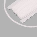 Резинка бельевая (ажурная) 7.0 мм / 13.72 метра, белый, 3AR3588