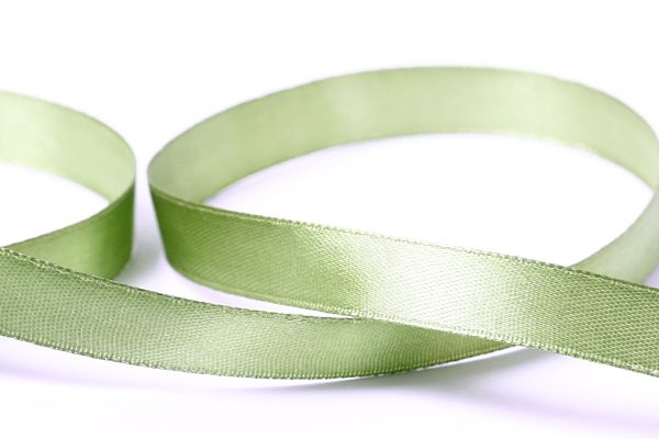 Лента атласная 1-сторонняя 12.0 мм / 33±2 метра, 086 серо-зеленый, Gamma