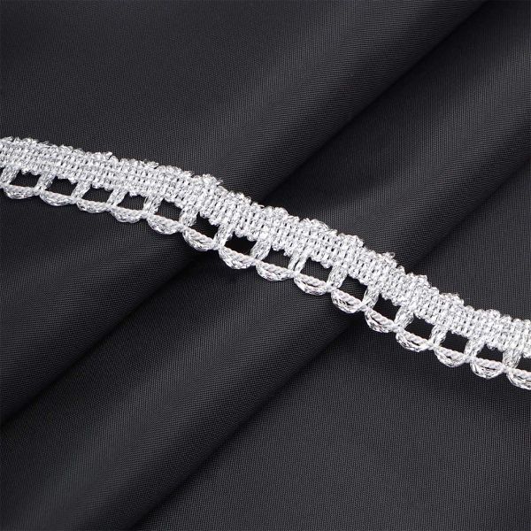 Тесьма 10 мм, 16м (серебро)