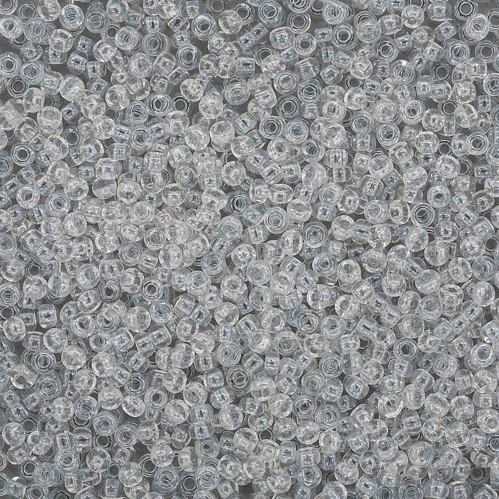 Бисер Preciosa прозрачный с жемчужным покрытием, 10/0 (48102), круг. отв., 500 г
