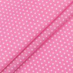 Ткань для пэчворка PEPPY БАБУШКИН СУНДУЧОК ФАСОВКА 100х112 см, 140±5 100% хлопок, БС-29 кр.горох ярко-розовый, Peppy БАБУШКИН СУНДУЧОК