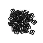 Крючки для бюстгальтера металл 8.0 мм, 02 черный, 100 шт