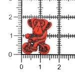 Пуговицы детские Обезьяна (48057) 21мм (157), 72 шт