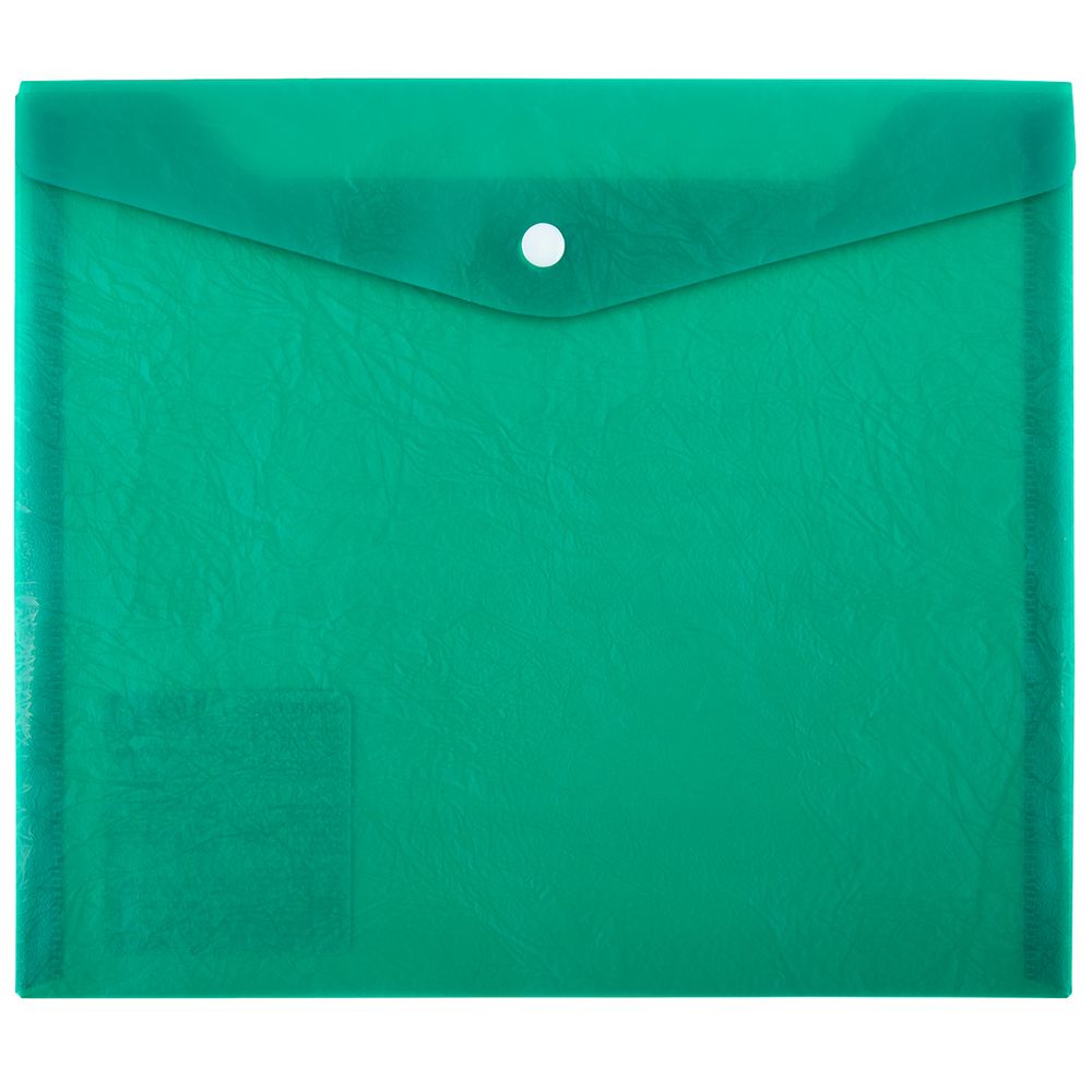 Папка-конверт для тетрадей с кнопкой A5+ 180 мкм, 20 шт, зеленый new ЕС2113003, Expert Complete