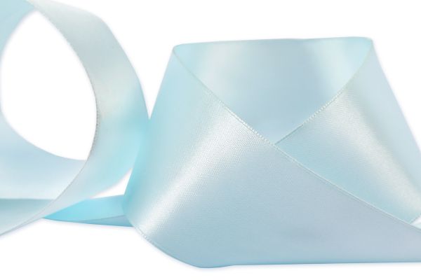 Лента атласная 2-сторонняя 50.0 мм / 33±2 метра, 129 голубой, Gamma AL-50D
