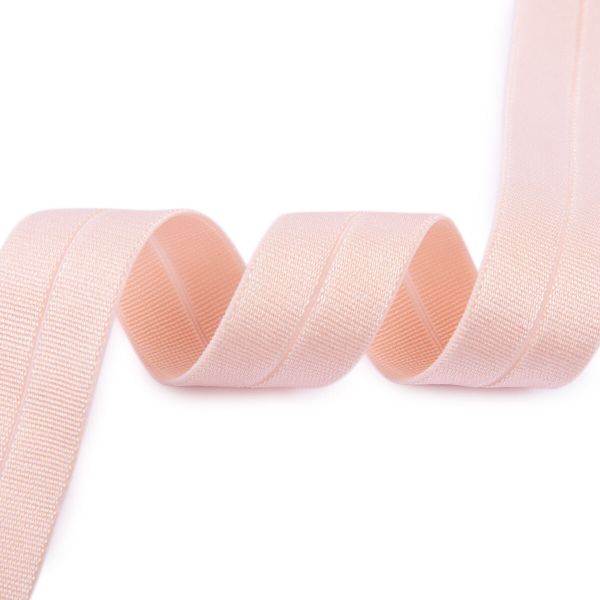 Тесьма (лента) окантовочная эластичная 14 мм, 25 м, №158 бл. персиковый, Torioni GET-153PT