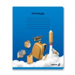 Тетрадь ученическая школьная, A5 12 л. на скобе 65 г/м², белизна 100% 25 шт линия, 01439 МИКС - Бесконечность, Светоч Т178